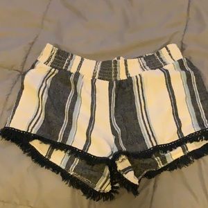Size small striped shorts (size 3-5)
